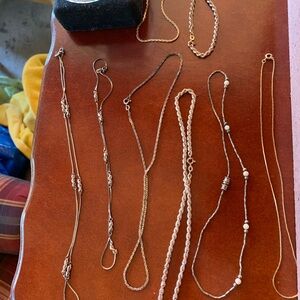 Jewelry: clip on & pierced earrings & necklaces. Ten for $10 mixed